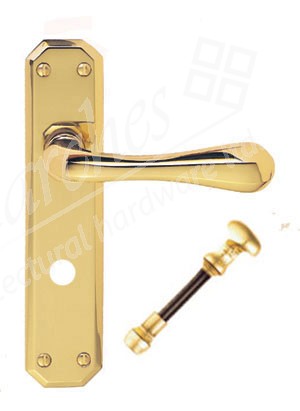Eden Lever Bathroom Handle - PB