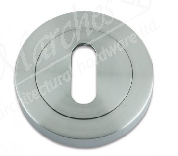 Standard Profile Escutcheons - Satin Chrome