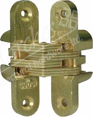 Soss Hinge 208 Brass Pl 180deg