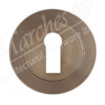Insignia Keyway Escutcheon 1Pc - Antique Bronze (Alum)