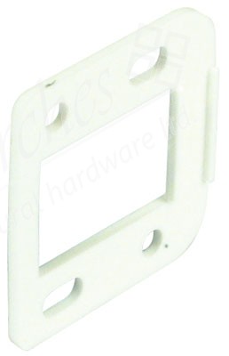 Spacer Plate White Plastic 2mm
