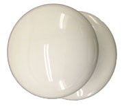 Ceramic Victorian Knob 38mm - White