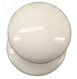 Porcelain Single Knob 60mm - White