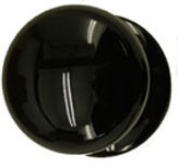 Ceramic Victorian Knob 38mm - Black