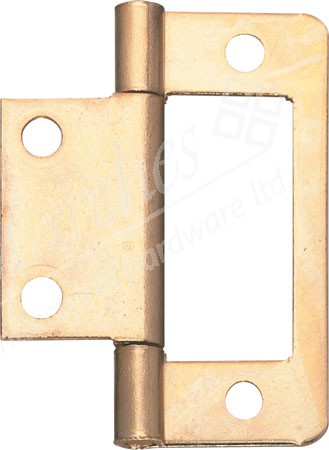 Flush hinge, 50 mm, for inset doors
