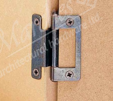 Cranked Flush Hinge Zp 50mm