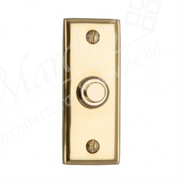 Polished Brass Bell Push