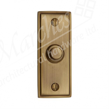 Antique Brass Bell Push