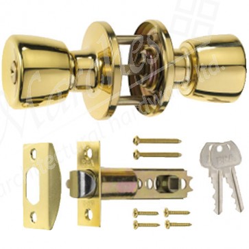 Era Entrance Lock Set - Brass Effect