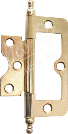 Flush hinge, 75/76 mm, for inset doors