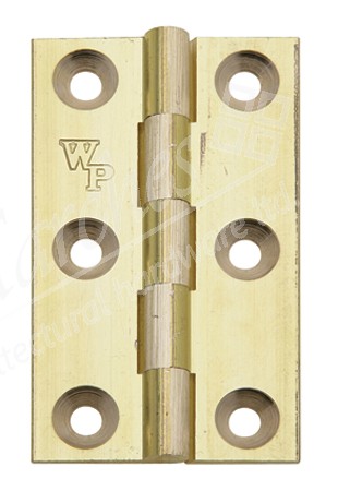 Hinge Polished Brass 64x38mm