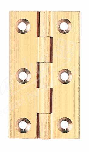 Extruded Brass Hinge Self Colour 51x29mm