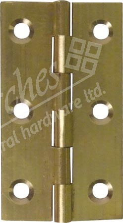 Broad style butt hinge, 51 x 29 mm