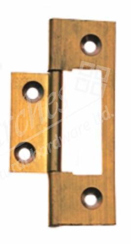 Flush Hinge Solid Brass 64x19