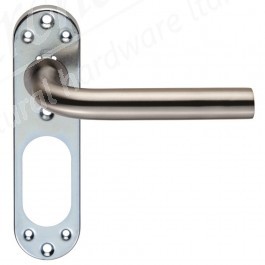 Lever Handle Backplate Only - Grade 201 SSS