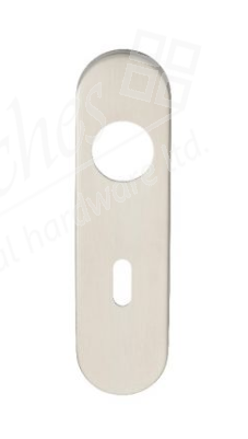 Radius Standard Key Cover Plates - Satin Stainless Steel