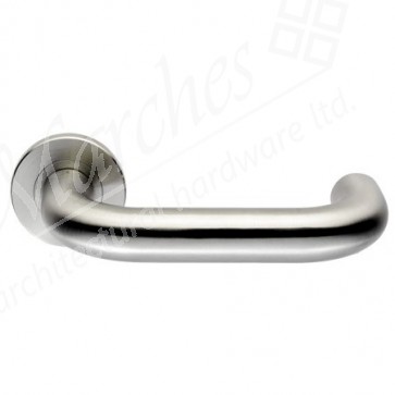 Sprung Safety Lever on Rose Handle Grade 304 SSS