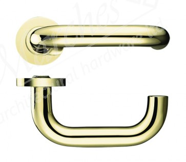 19mm Return To Door Lever On Rose - PB