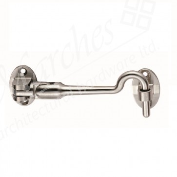 4" (100mm) Cabin Hook - Satin Stainless Steel