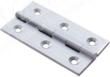 2" Butt Hinges (pair) - Satin Chrome