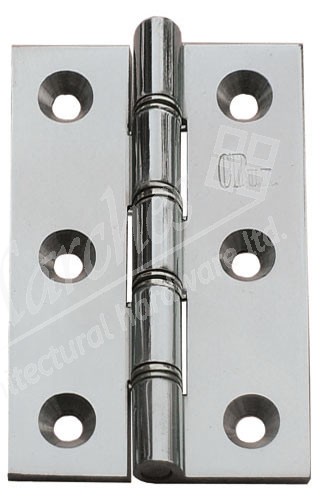 3" DSW Butt Hinges (pair) - Polished Chrome