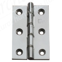 DSSW Brass Butt Hinges (pair) - Polished Chrome