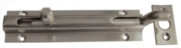 4" Cranked Bolt Satin Nickel