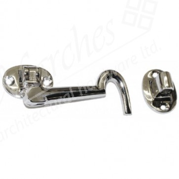 10" (254mm) Cabin Hook - Polished Chrome