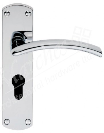 Carlisle Tres Euro Lever Lock Handle - PC