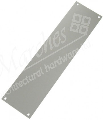 Finger Plate, 300 x 75 x 1.2mm - Satin Anodised Aluminium 