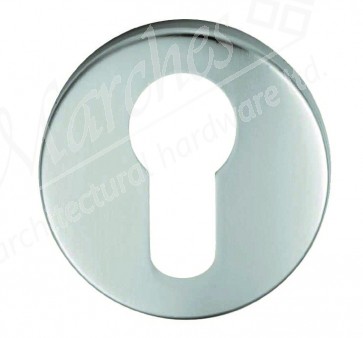 Eurospec Euro Escutcheon - Silver Anodised Aluminium 