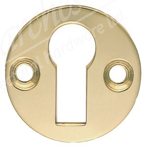 Victorian 32mm Escutcheon - Polished Brass 