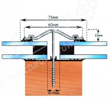 Exitex - Capex 60 with Gasket (Rag 55) 3m - Aluminium