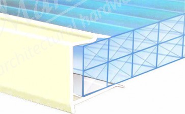 PVC Roof End Closures 32-35mm  - White
