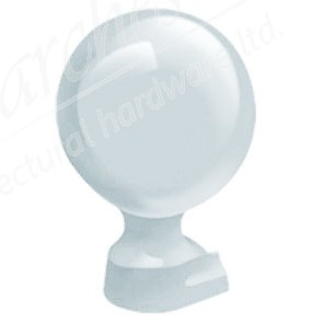 Exitex Aluminium MK2/MK4 Slide in  Ball Finial 125mm  - Mill