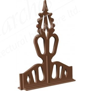 Regency Crest 6" PVC Brown