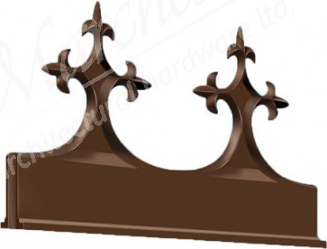 Exitex Victorian Crest Aluminium 300 x 160mm - Brown