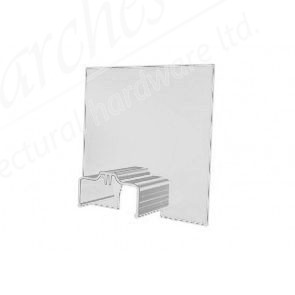 Exitex Aluminium Cresfinex MK3 Wall End Cap - White