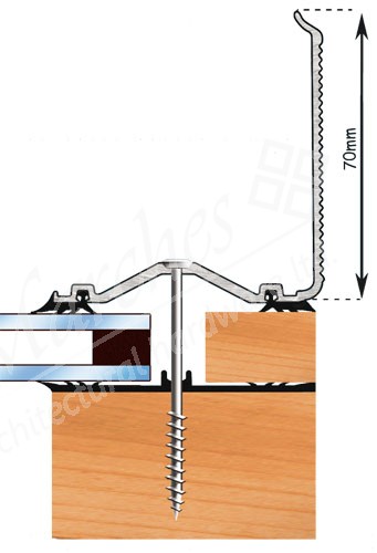 Exitex - Capex 60 Wall Finishing Profile + Rag 45 White 3m