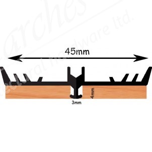 Exitex - RAG/45/GL Groove Located Rafter Gasket - 10m