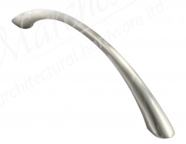 Waisted Bow Handle - Satin Chrome