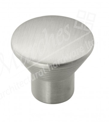 Aztec Ringed Knob - Satin Nickel