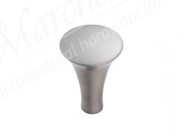 Trumpet Knob - Satin Nickel