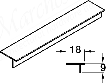 Bottom Track/top Channl Alu 2m