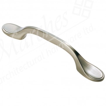  Shaker Handle 128mm (76mm c/c) - Satin Nickel