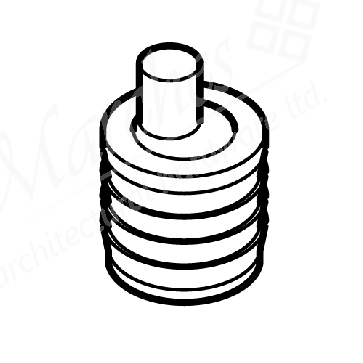 Spare Bottom Guide Nickel Plated