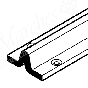 Straightaway bottom track, 10 x 21 mm