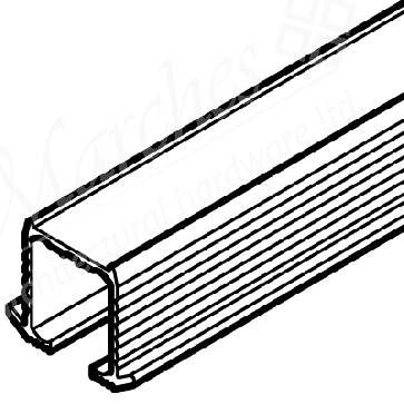 EKU Clipo 16SH Mixfront top track, screw fixing