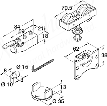 HAWA-Dorado IF Sliding Door