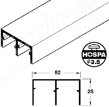 Double bottom guide channel